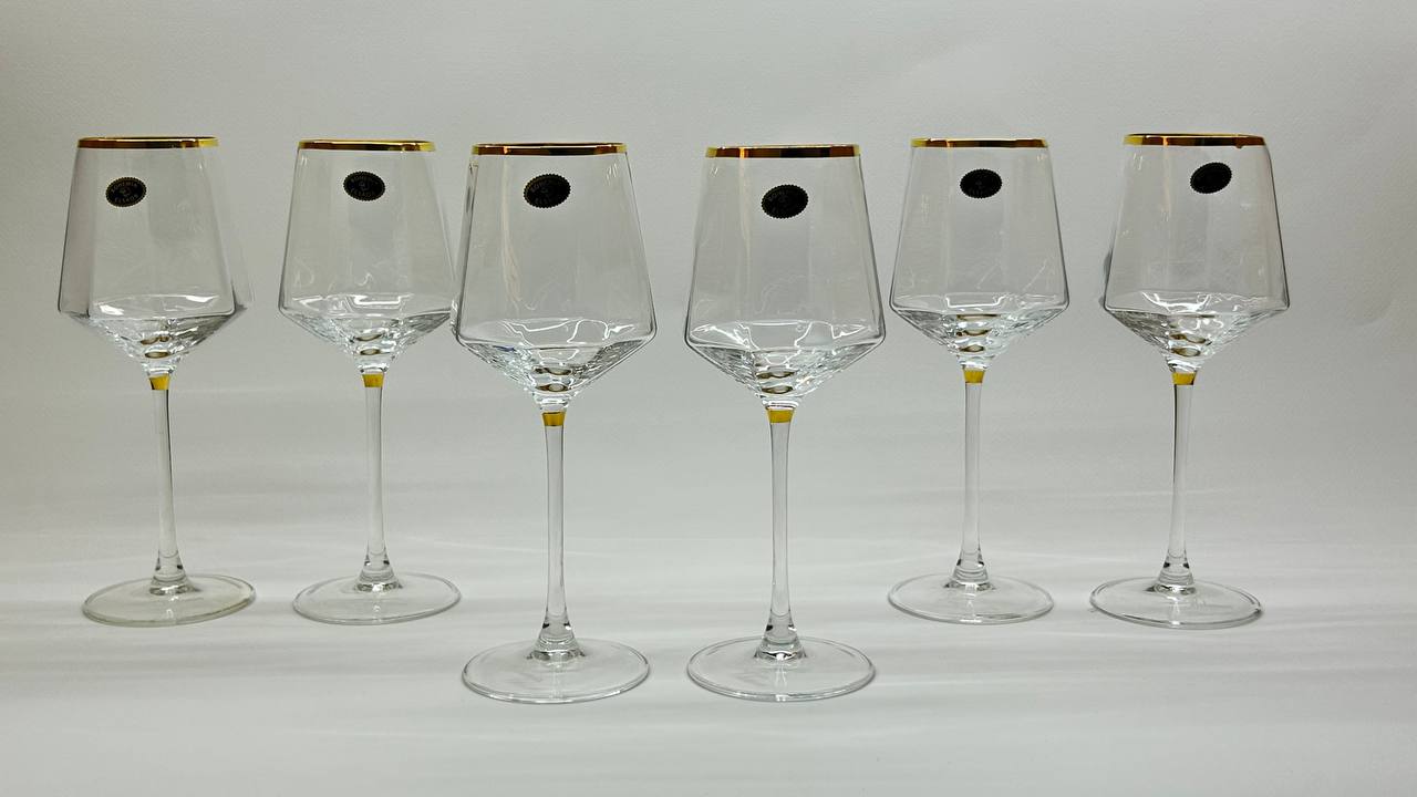 ELORA hand made crystal glasses