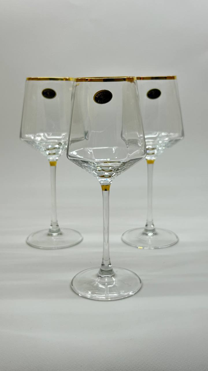 ELORA hand made crystal glasses