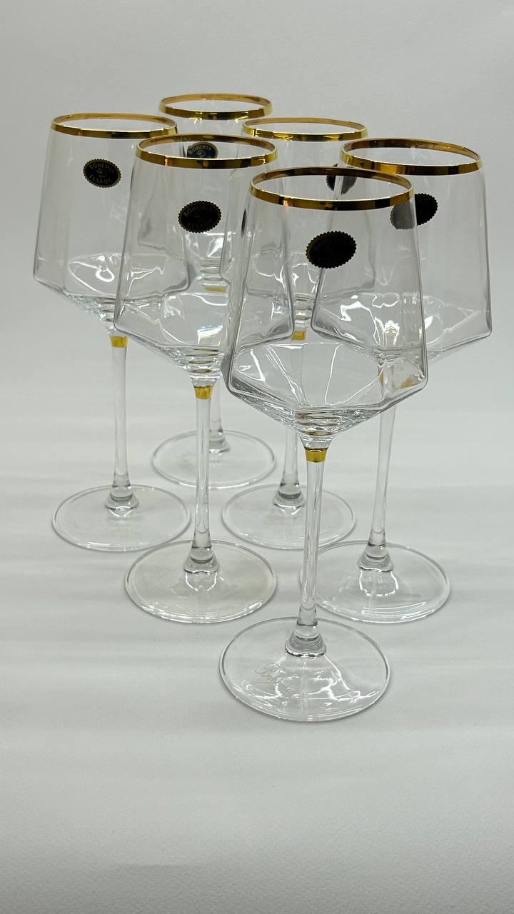 ELORA hand made crystal glasses