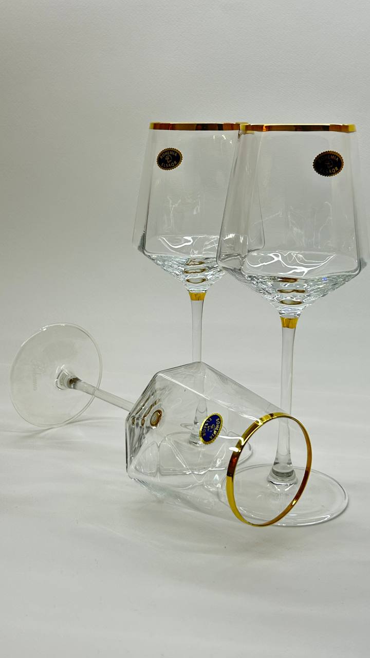 ELORA hand made crystal glasses