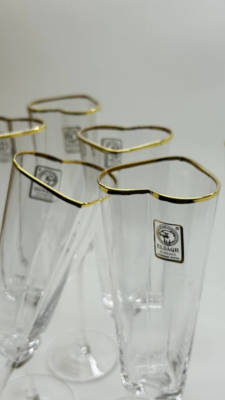 ADORA hand made crystal glasses