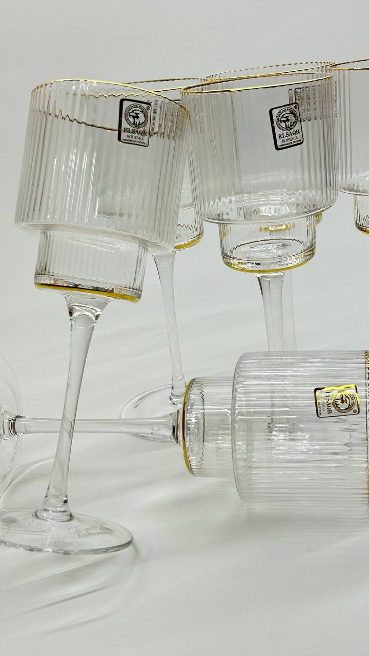 VIVIANA hand made crystal glasses