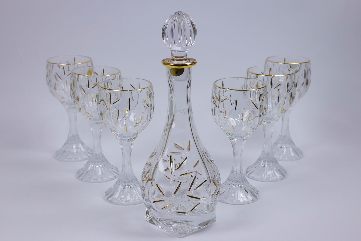 FIORELLA crystal liquor set 7 pcs