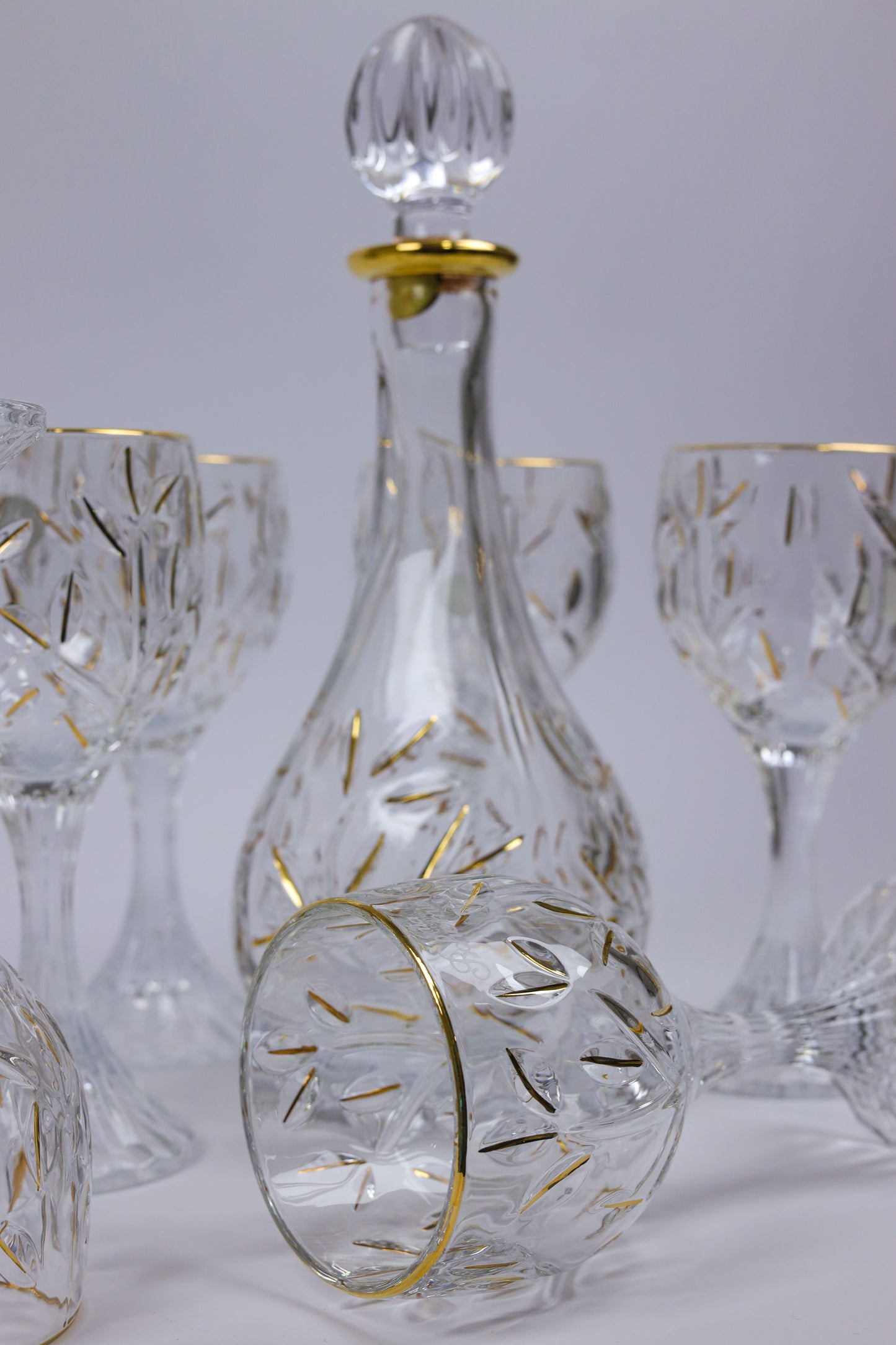 FIORELLA crystal liquor set 7 pcs