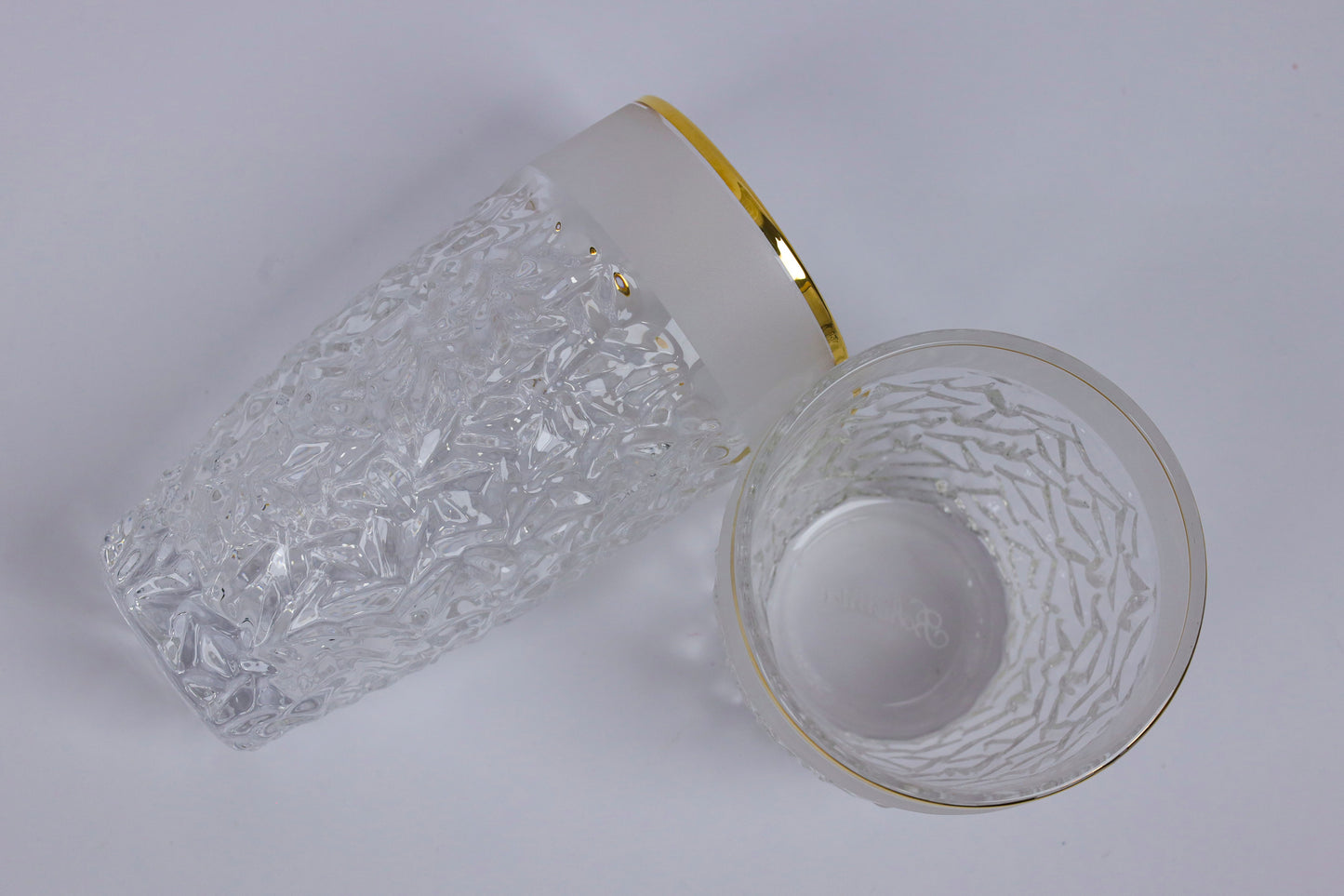 ELVINA (gold) crystal cups set 12 pcs