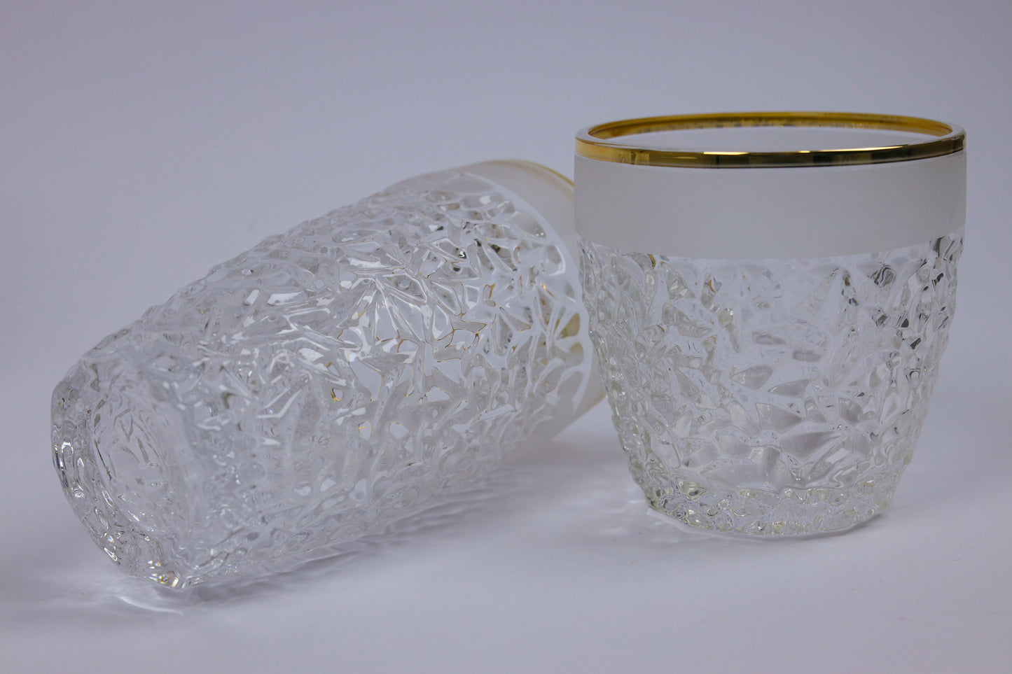 ELVINA (gold) crystal cups set 12 pcs