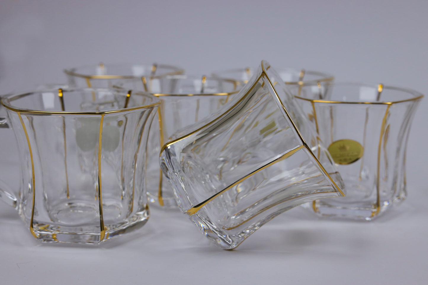 ISMERIA crystal cups set 12 pcs