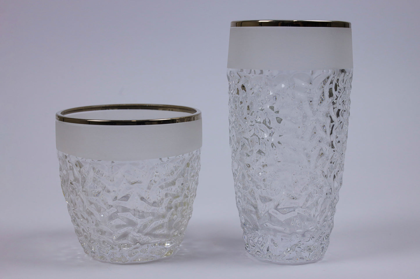 ELVINA (silver) crystal cups set 12 pcs