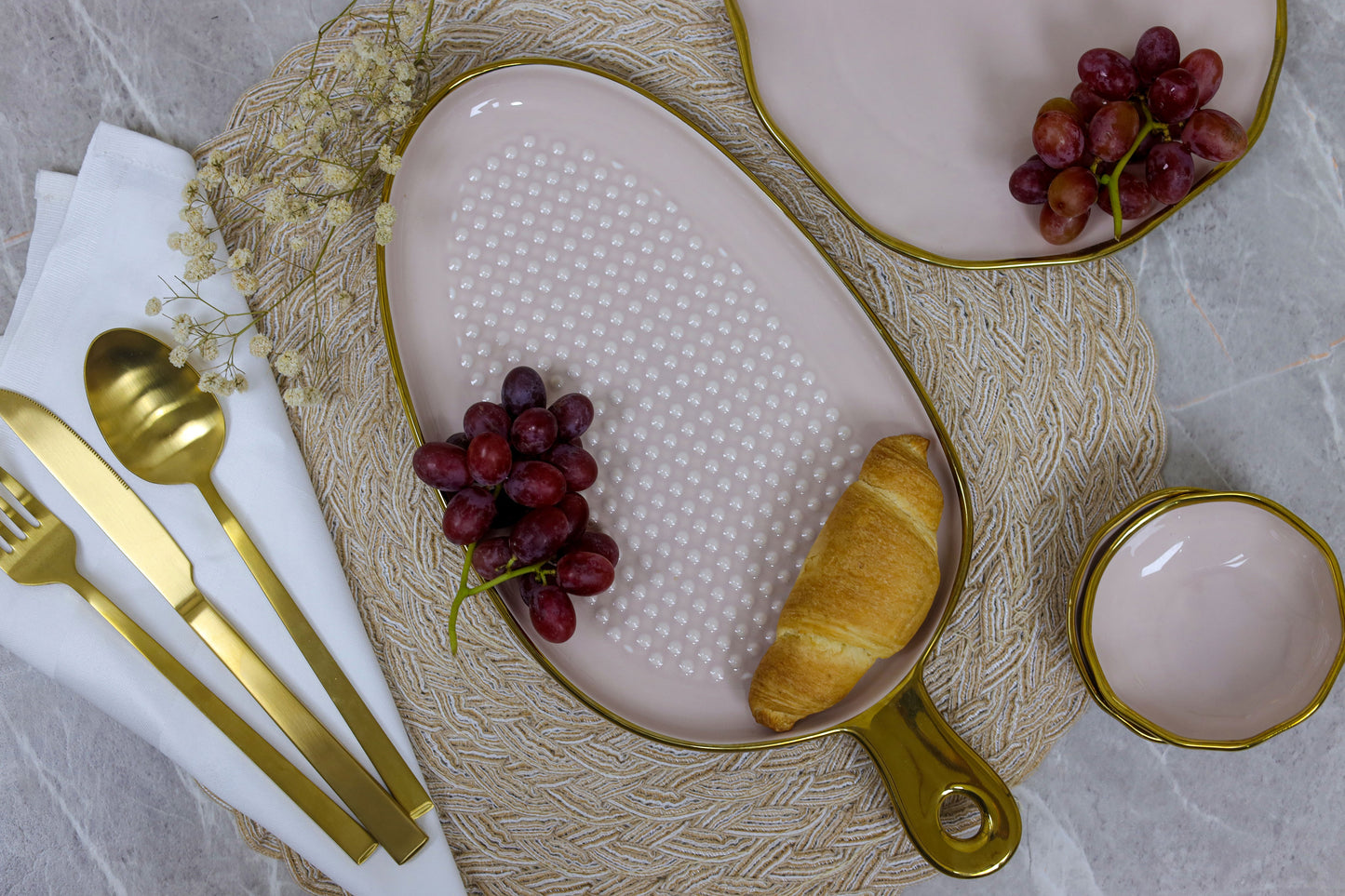 BEIGE LUNA dinner set 30 pcs