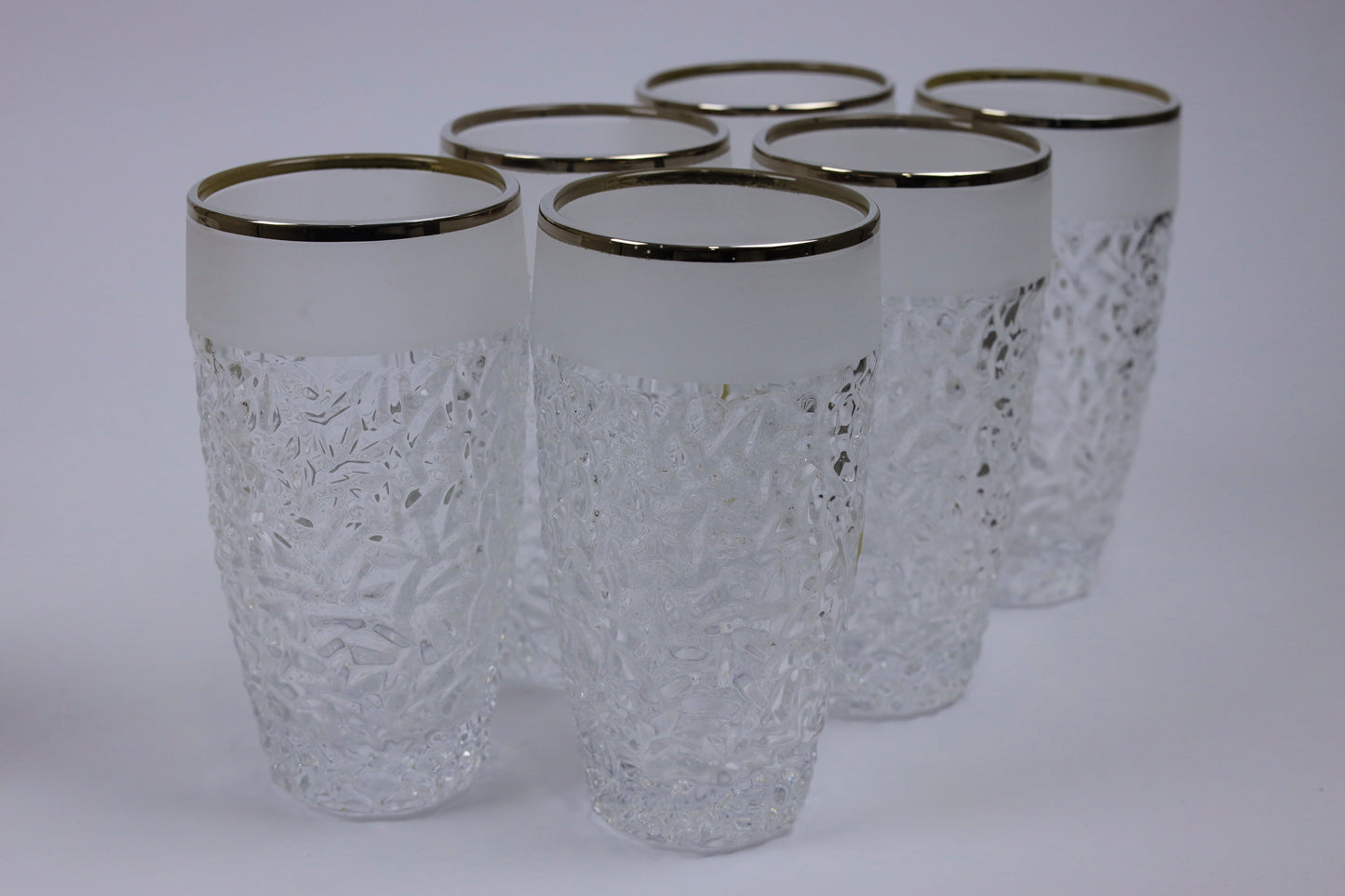 ELVINA (silver) crystal cups set 12 pcs