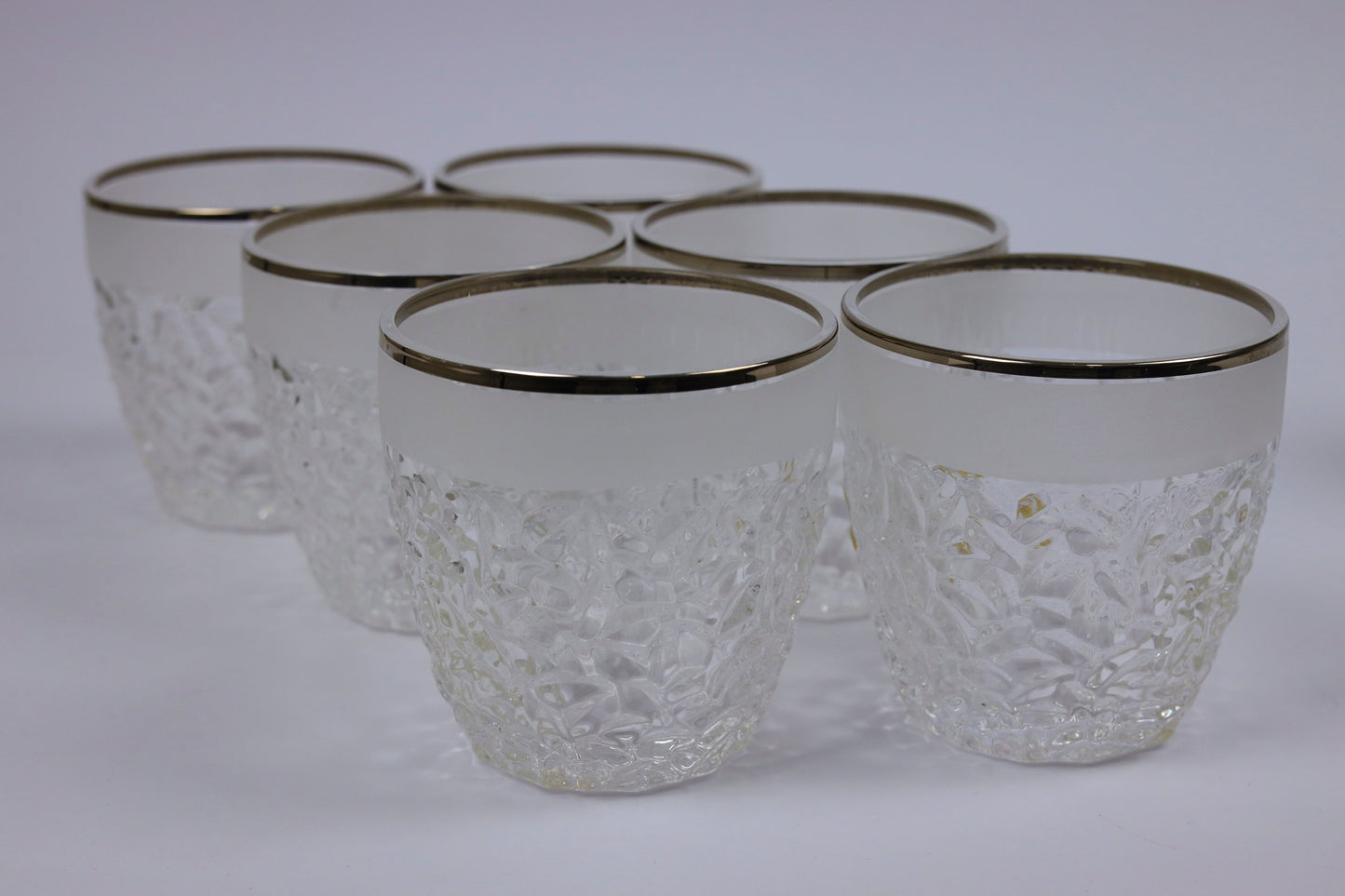 ELVINA (silver) crystal cups set 12 pcs