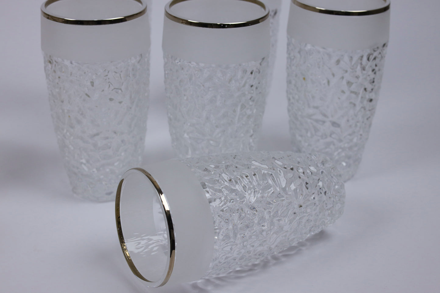 ELVINA (silver) crystal cups set 12 pcs