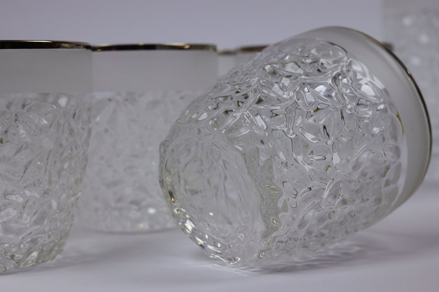 ELVINA (silver) crystal cups set 12 pcs