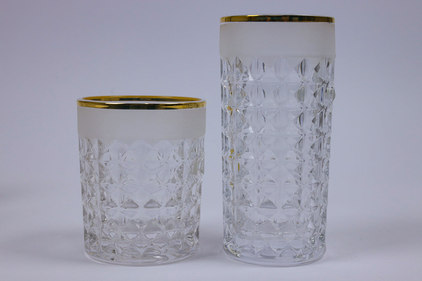 ARABELLA (gold) crystal cups set 12 pcs
