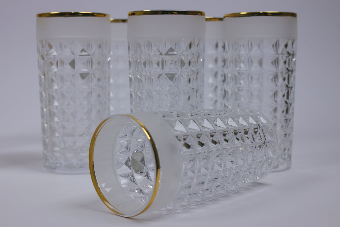 ARABELLA (gold) crystal cups set 12 pcs
