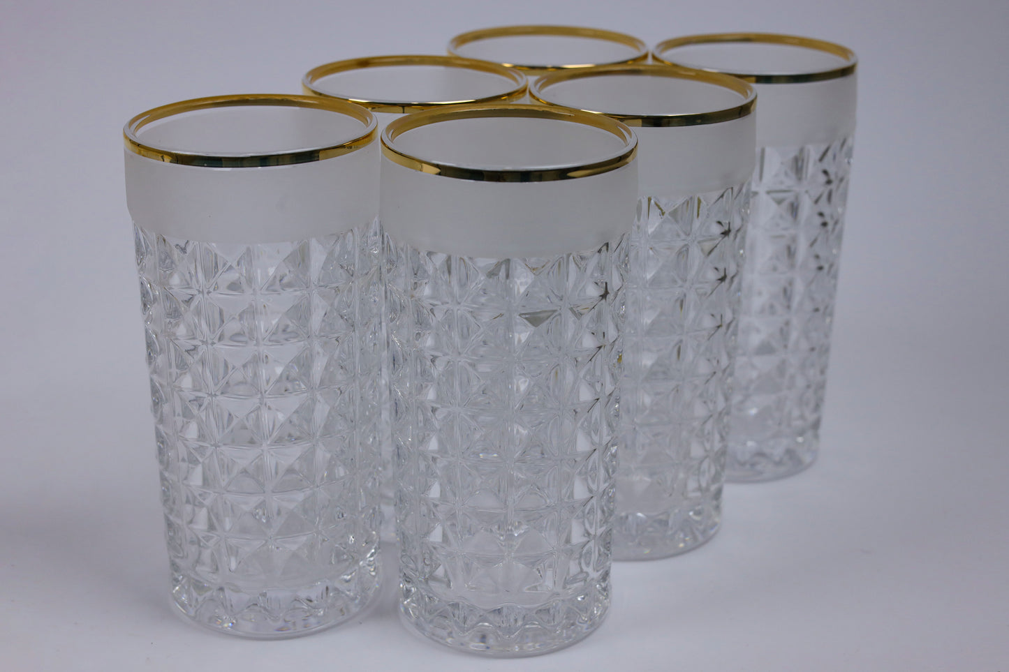 ARABELLA (gold) crystal cups set 12 pcs