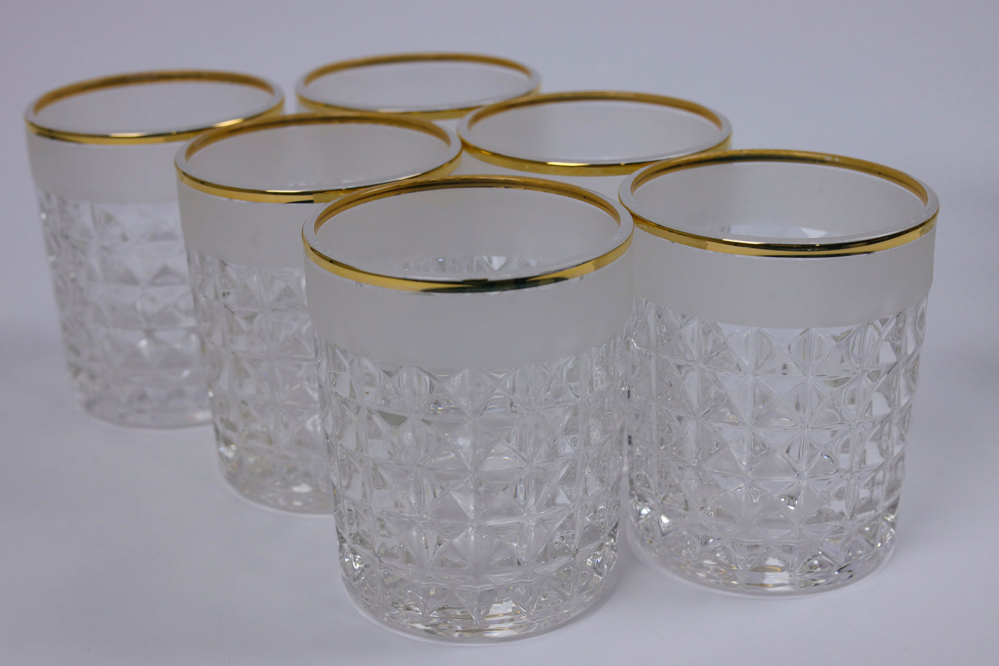 ARABELLA (gold) crystal cups set 12 pcs
