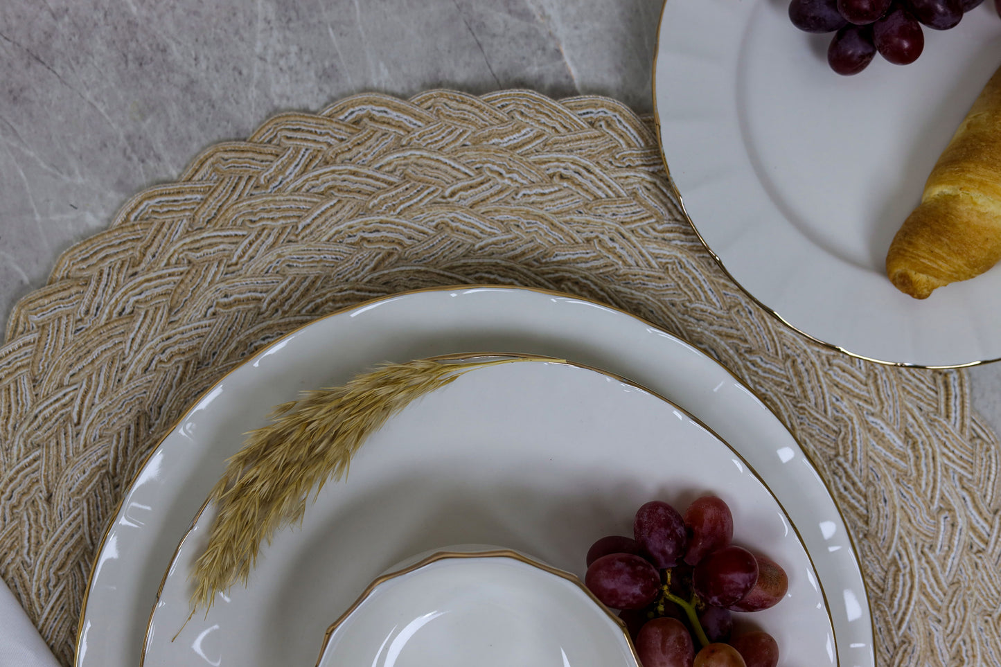 CLASSIC WHITE dinner set 24 pcs