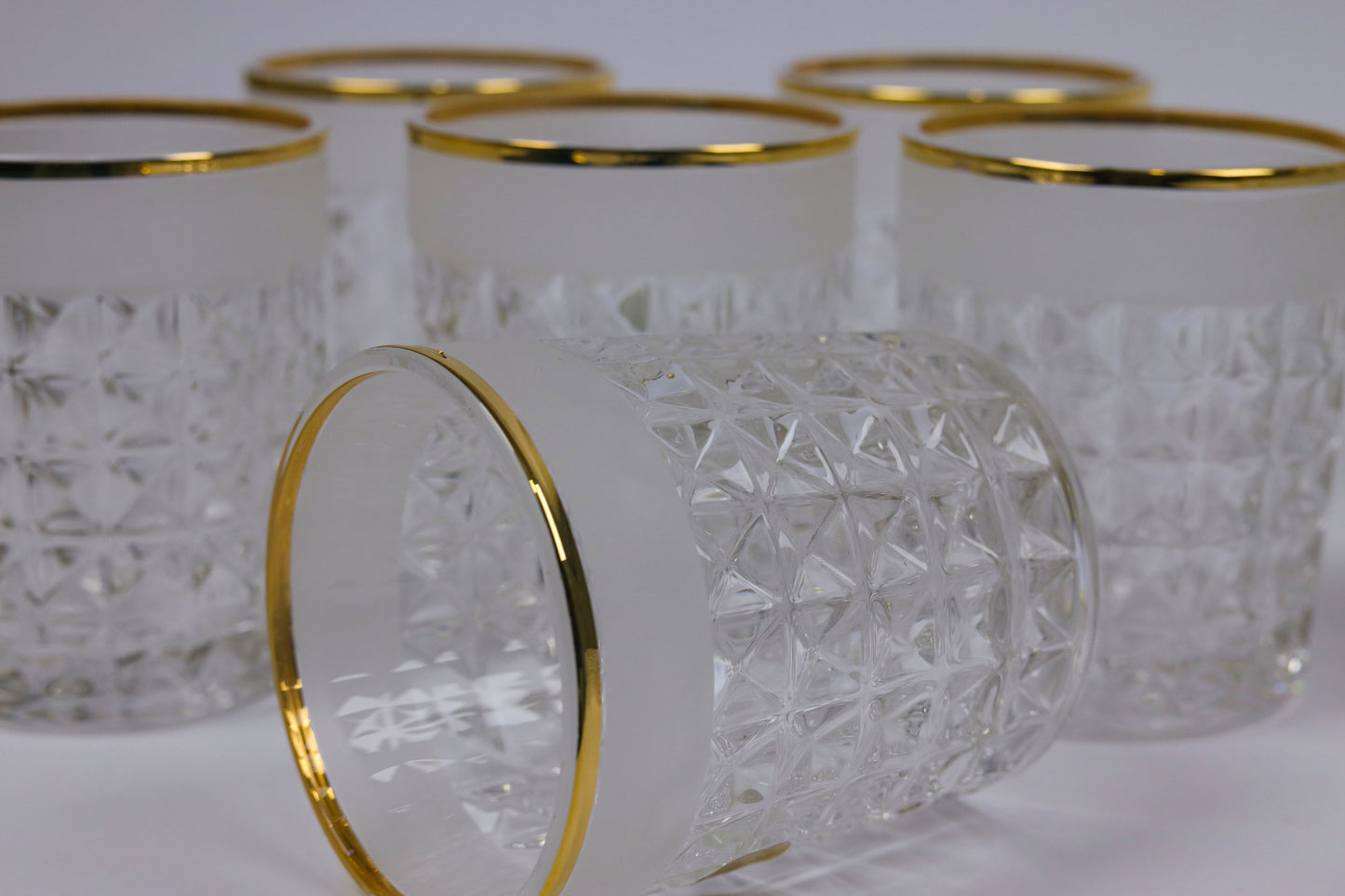 ARABELLA (gold) crystal cups set 12 pcs