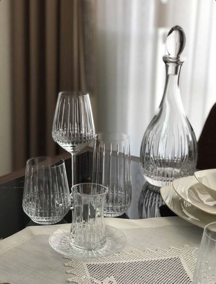 Crystal Liquor Set - أطقم شربات كريستال