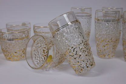 CHARLOTTE crystal cups set 12 pcs