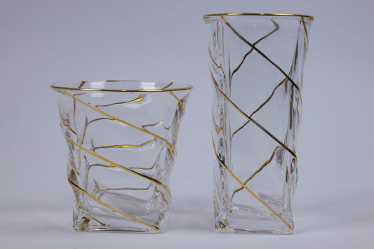 ELIZABETH crystal cups set 12 pcs