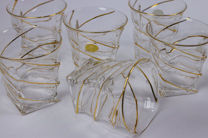 ELIZABETH crystal cups set 12 pcs