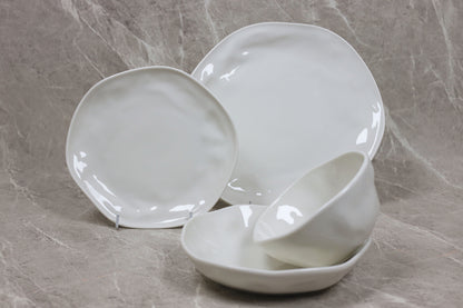 WHITE TERRA 24 pcs dinner set