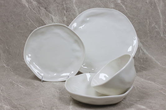 WHITE TERRA 24 pcs dinner set