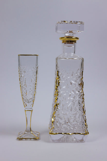 ELVIRA crystal liquor set 7 pcs