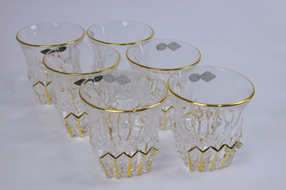 FLORIANA crystal cups set 12 pcs