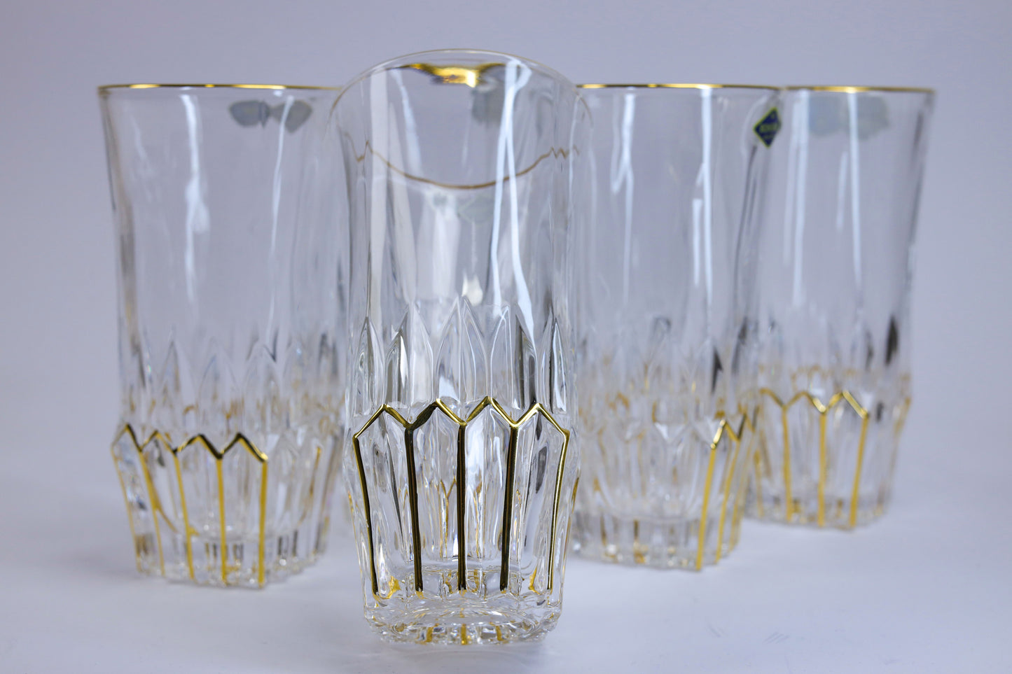 FLORIANA crystal cups set 12 pcs