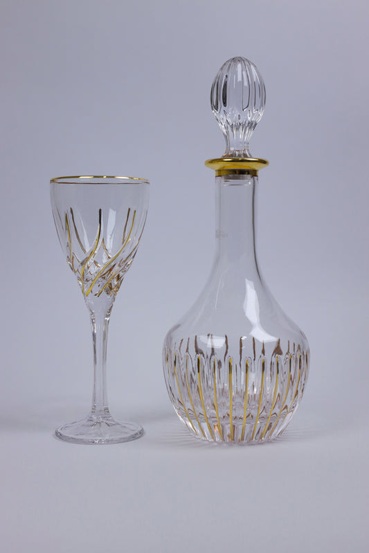 FLORIANA crystal liquor set 7 pcs