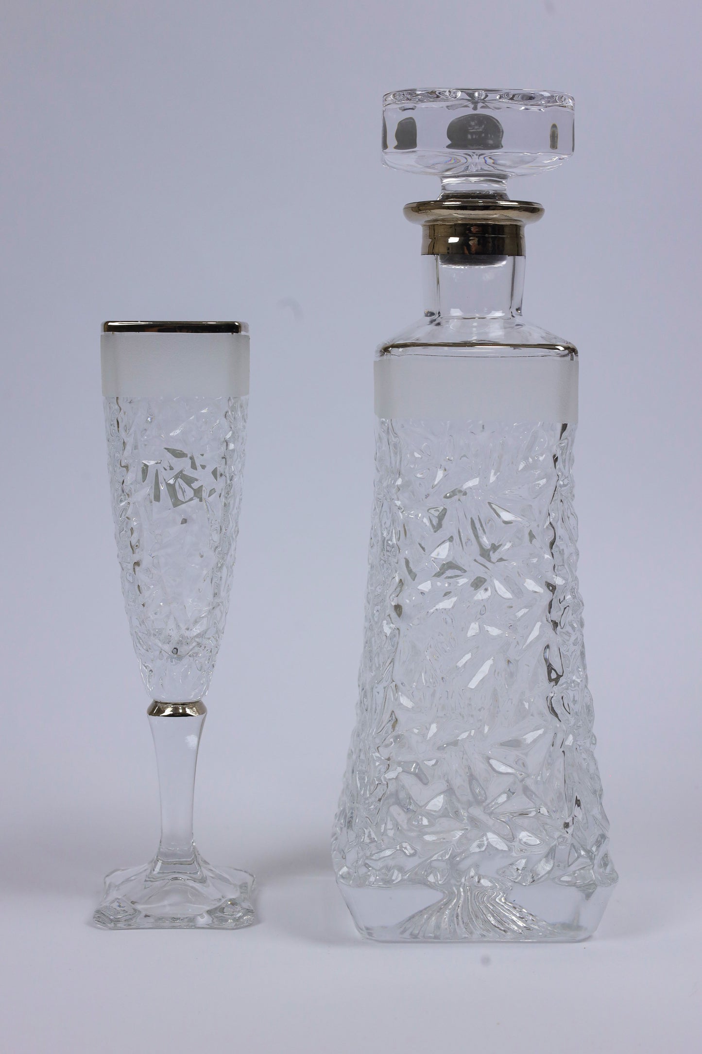 ELVINA (silver) crystal liquor set 7 pcs