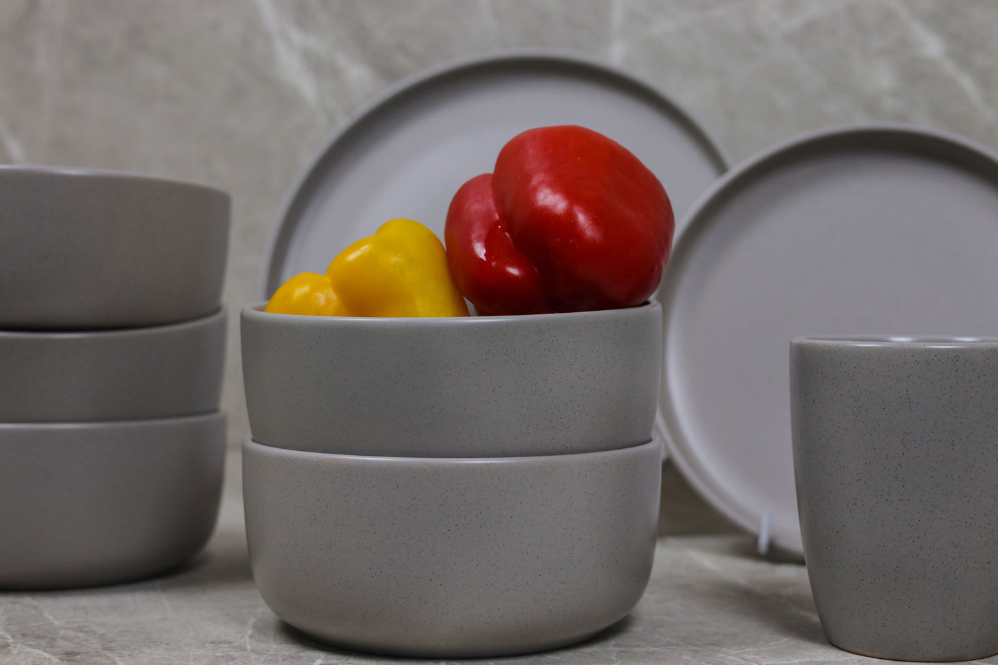 GREY GAIA dinner set 30 pcs