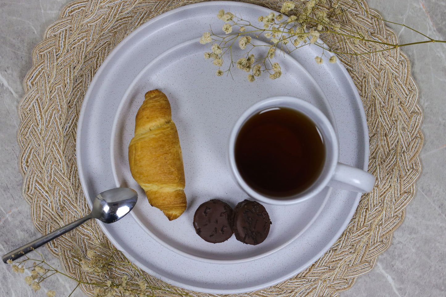 WHITE GAIA dinner set 30 pcs