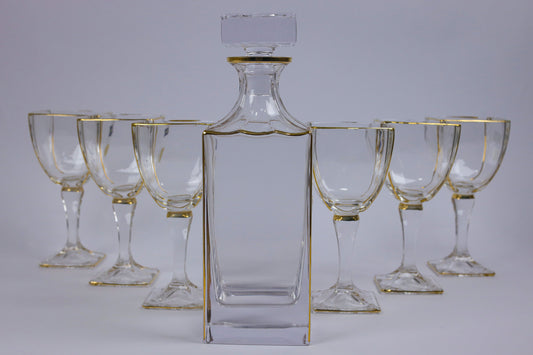 ISMERIA crystal liquor set 7 pcs