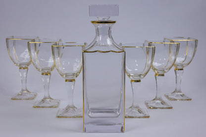 ISMERIA crystal liquor set 7 pcs