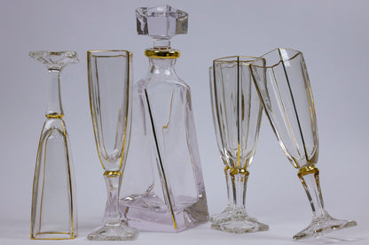 ADELIANA crystal liquor set 7 pcs