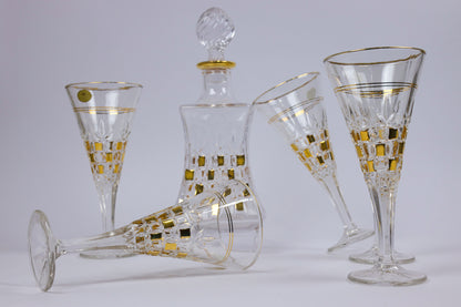 ANTONILLA crystal liquor set 7 pcs