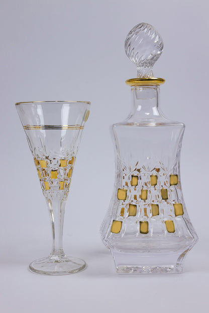 ANTONILLA crystal liquor set 7 pcs