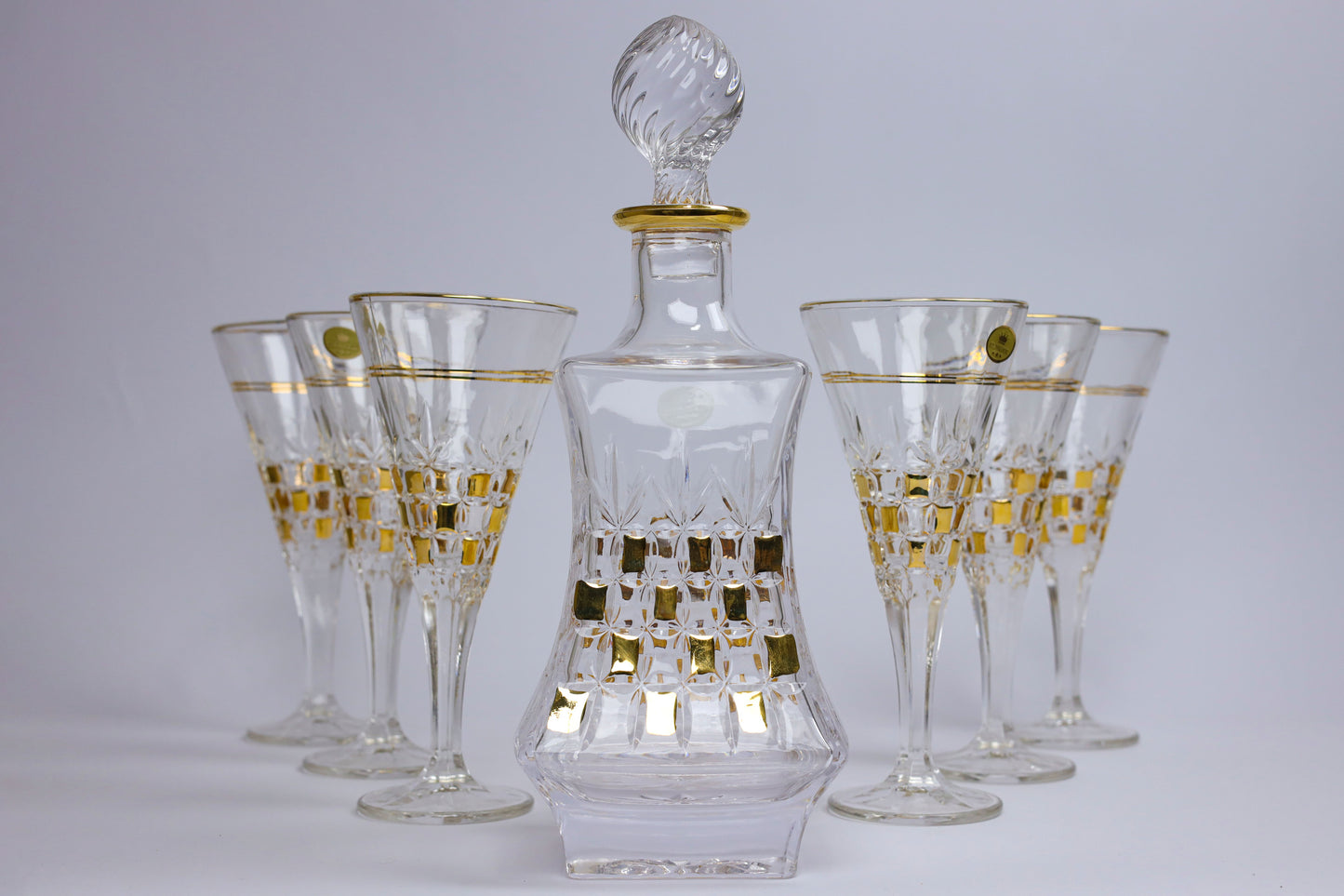 ANTONILLA crystal liquor set 7 pcs