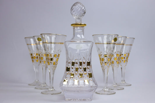 ANTONILLA crystal liquor set 7 pcs