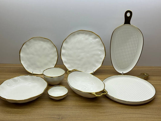 WHITE LUNA dinner set 30 pcs