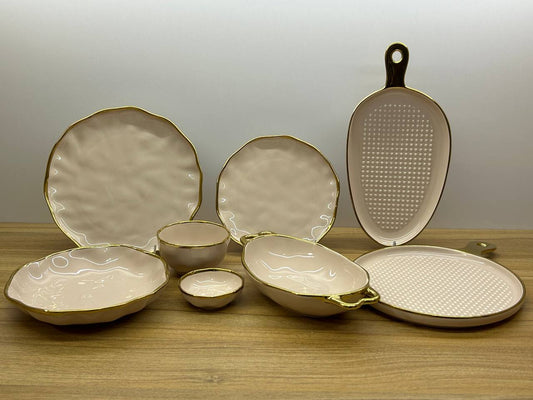 BEIGE LUNA dinner set 30 pcs
