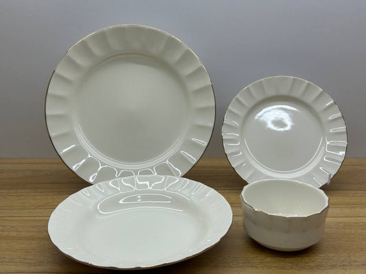CLASSIC WHITE dinner set 24 pcs