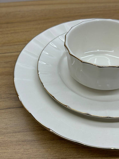 CLASSIC WHITE dinner set 24 pcs