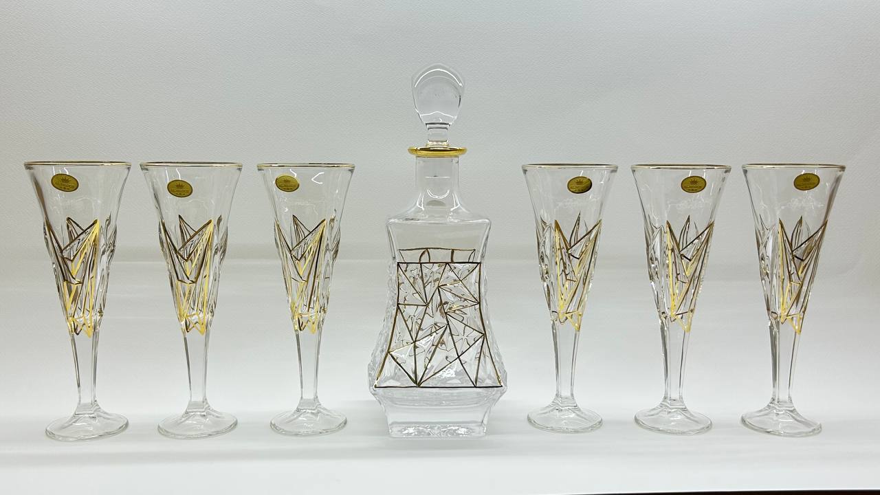 VECTORIA crystal liquor set 7 pcs
