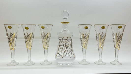VECTORIA crystal liquor set 7 pcs