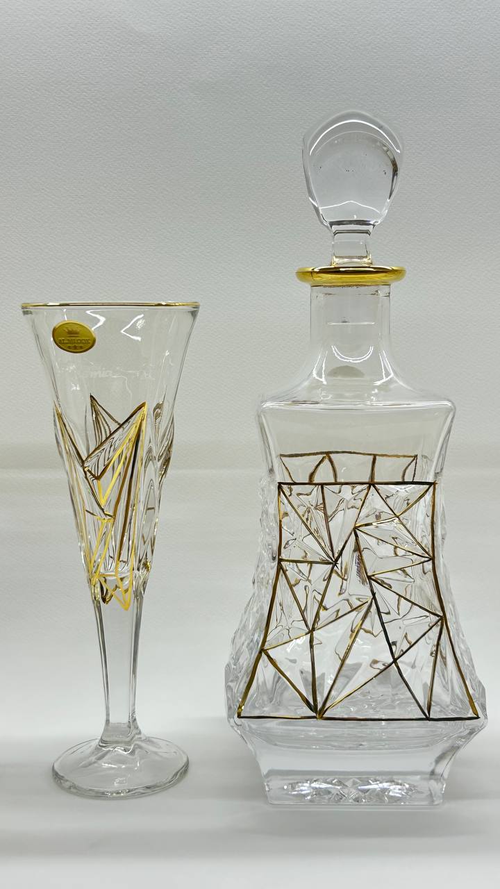 VECTORIA crystal liquor set 7 pcs